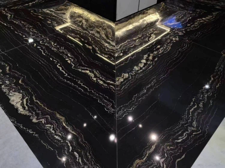 Exotic Black Taurus Granite Flooring